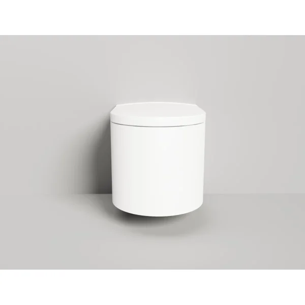 Унитаз подвесной Salini S-Stone Gemelli 240121KSM безободковый, с сиденьем микролифт, белый матовый