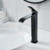 Смеситель для раковины высокий Shevanik S4011H, черный