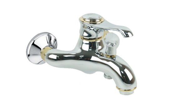 Смеситель Emmevi Tiffany 6001CO для ванны, хром/золото