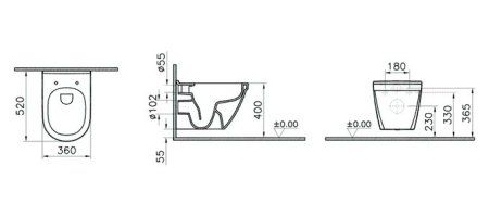 Унитаз подвесной VitrA S50 7740B003-0850 с функцией биде