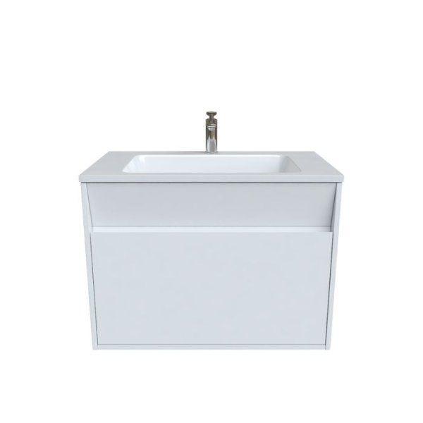 Тумба с умывальником IDDIS подвесная с ящиками белая Esper 80 см (ESMDP8DB0WGS0iFU95PLK)