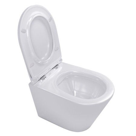 Унитаз подвесной Teymi Solli безободковый, сиденье микролифт T40201