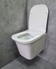Унитаз подвесной CeramaLux 2622E, Бело-Глянцевый
