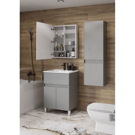 Шкаф-зеркало Aquaton Лондри 1A278502LH010 60