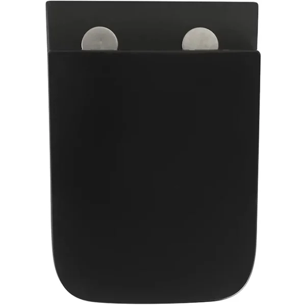 Унитаз подвесной Veconi Pulo VPU-51TB безободковый, торнадо, с сиденьем микролифт, черный матовый