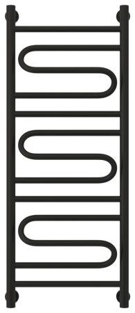 Полотенцесушитель водяной Сунержа Элегия+ 31-0205-1040 1000x400 черный матовый