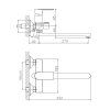 Смеситель для ванны Haiba HB22505-3, пепельный