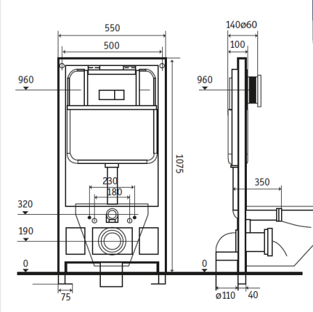 Инсталляция CeramaLux 811CL ,
