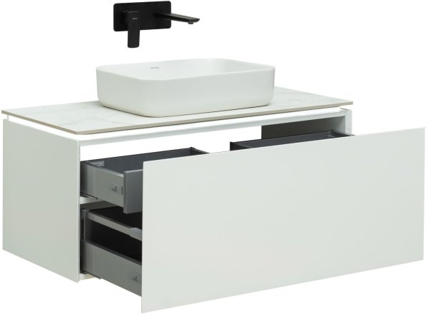 Тумба под раковину Allen Brau Infinity 100 1.21004.WM белый матовый