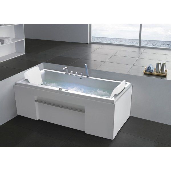 Акриловая ванна Gemy G9076 B с гидромассажем