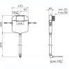 Бачок скрытого монтажа VitrA 742-1700-01 для унитаза