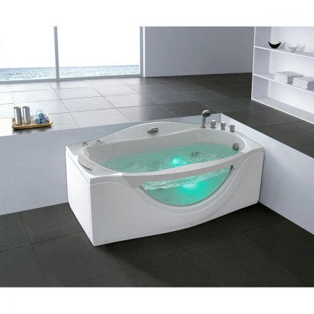 Акриловая ванна Gemy G9072 B R с гидромассажем