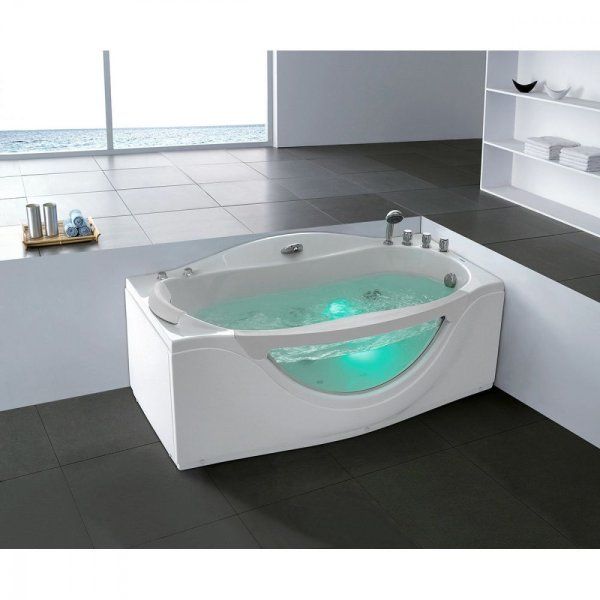 Акриловая ванна Gemy G9072 B R с гидромассажем