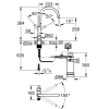 Смеситель Grohe Blue Pure Eurosmart 30384000 хром, + фильтр