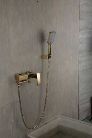 Смеситель для ванны Gappo G3207-3, однорычажный, золото