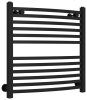 Полотенцесушитель водяной Сунержа Аркус 31-0251-6060 600x600 черный матовый
