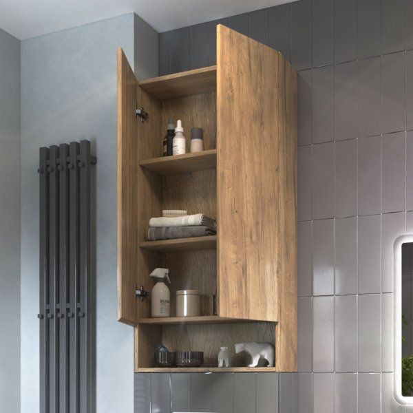 Шкаф VIGO навесной Wing 600 (с нишей) дуб золотой (195 дуб золотой)