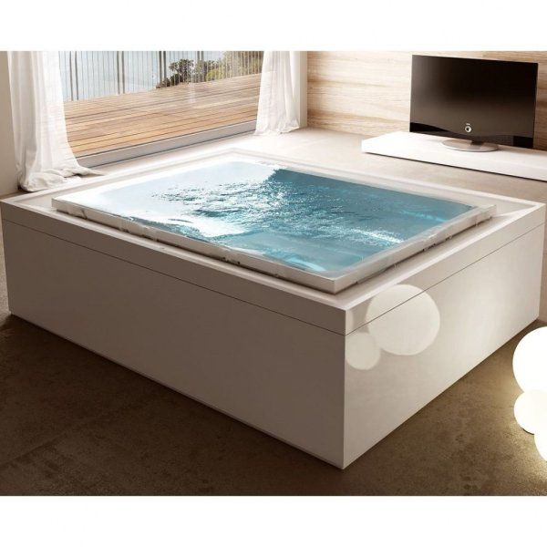 Ванна Gruppo Treesse Fusion V863D+STATA+CROLED 230х180 с гидромассажем, белый