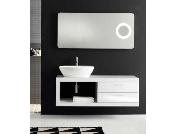 Зеркало Berloni Bagno SIR1200 120 с подсветкой и увеличительным зеркалом