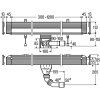 Душевой лоток Viega Advantix Vario 736552 L300–1200 BH90–160 для пристенного монтажа
