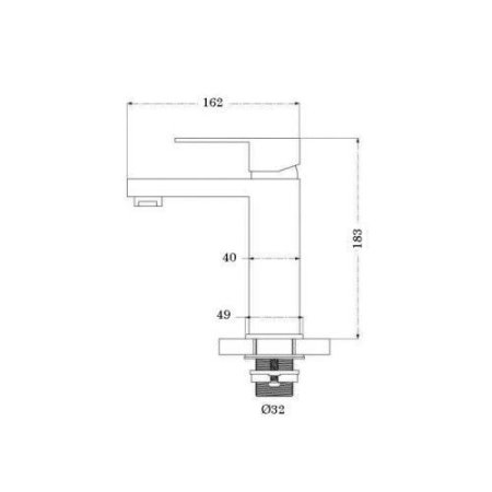 Смеситель Wisent W71025  нержавеющая сталь