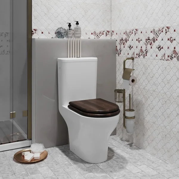 Унитаз-компакт Opadiris Палермо OS24722A безободковый, с сиденьем микролифт, белый