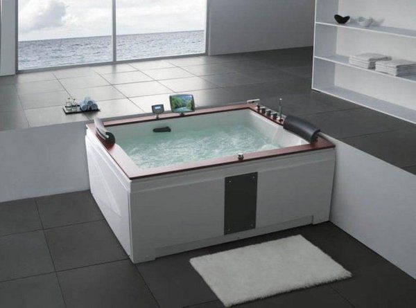 Акриловая ванна Gemy G9052 II O R с гидромассажем