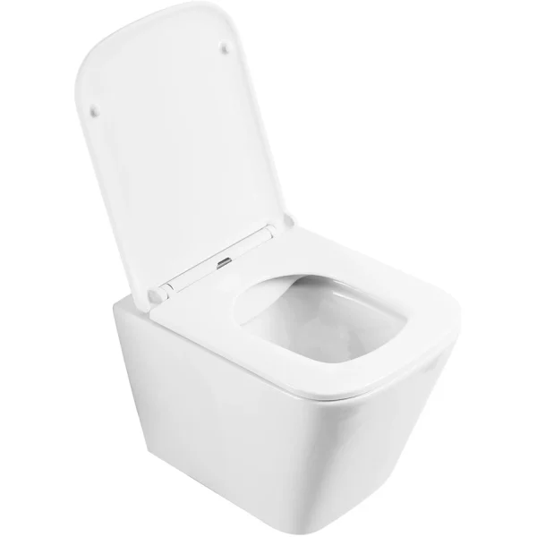 Унитаз подвесной BelBagno Ardente-R BB520CHR/SC безободковый, с сиденьем микролифт, белый