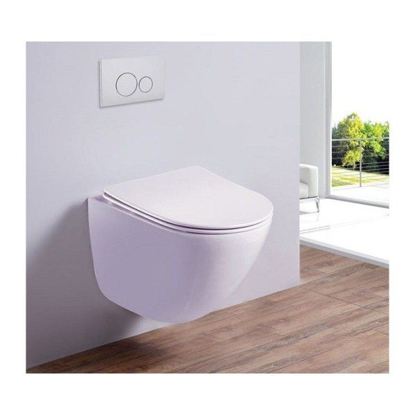 Унитаз подвесной Esbano Lotus безободковый, белый