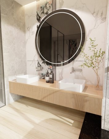 Раковина настольная отдельностоящая прямоугольная AQUAme AQM5008 400*400*110