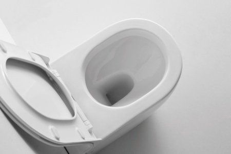 Унитаз приставной CeramaLux 3176, Бело-Глянцевый