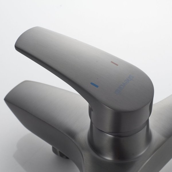 Смеситель для ванны Shevanik S5MZ00DR2TTY, Оружейная сталь