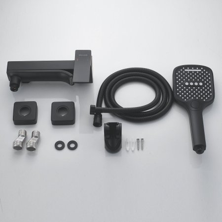 Смеситель для ванны однорычажный  Shevanik S4002H, Черный