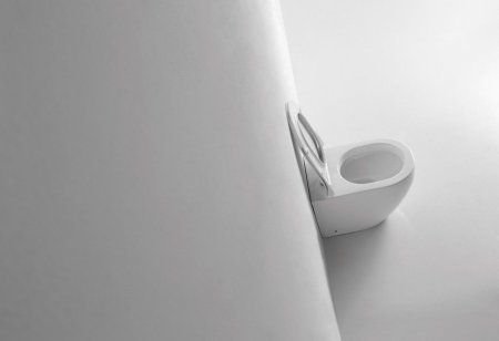 Унитаз приставной CeramaLux 3176, Бело-Глянцевый