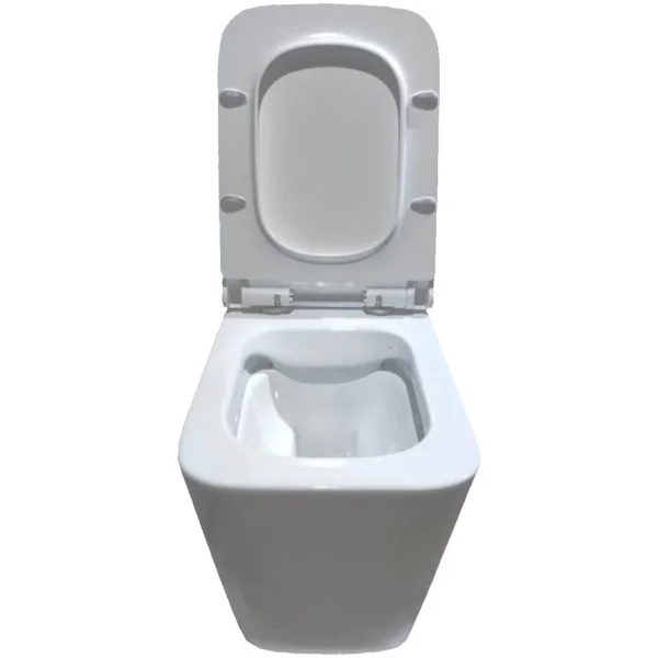 Унитаз подвесной Ceruttispa Maiella Aria CT9164 безободковый, с сиденьем микролифт, белый матовый