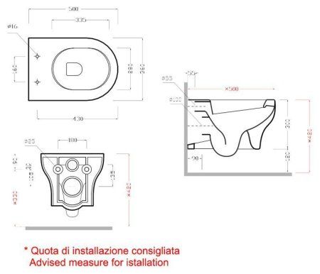 Унитаз подвесной Olympia Clear 15CL011
