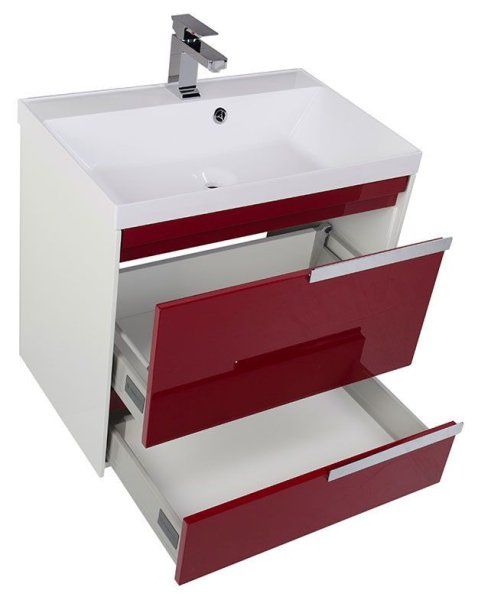 Тумба под раковину  Aquanet Тиволи 00180061 70 бордо