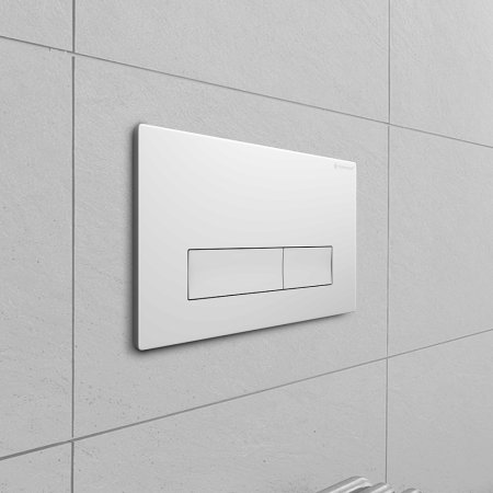 Клавиша смыва Terminus 72K24х16W, белый