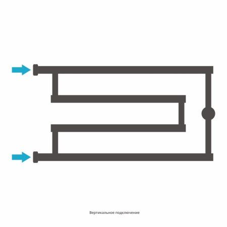 Полотенцесушитель водяной Сунержа High-Tech 071-0051-3265 320x650 сатин