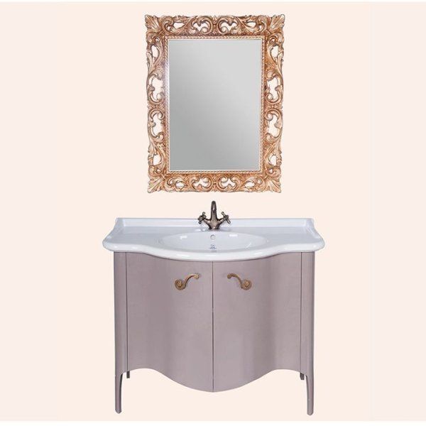 Мебель для ванной Tiffany World Bristol 71107 110 кремово-серая глянцевая