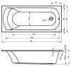 Ванна акриловая Riho Miami B061001005 180x80
