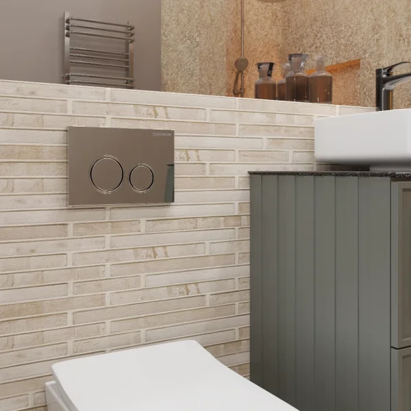 Кнопка смыва Charus Spazio FP.330.21.01 для инсталляции, хром