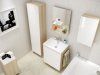 Шкаф-пенал Cersanit Smart B-SL-SMA/Wh белый /светлый ясень