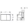 Кнопка смыва Geberit Sigma 60 115.640.SJ.1 черная