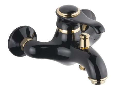 Смеситель Emmevi Tiffany 6001NO для ванны, черный/золото