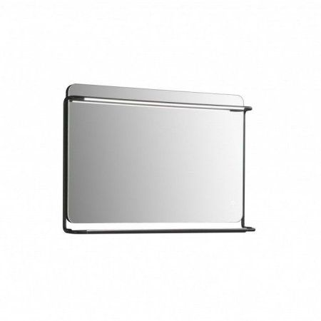 Зеркало Esbano ES-3727 K2D 100x70 см с подогревом и подсветкой, матовый черный