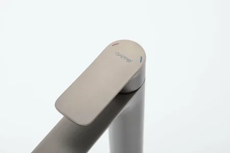 Смеситель для раковины Gappo Noar G1048-92 оружейная сталь