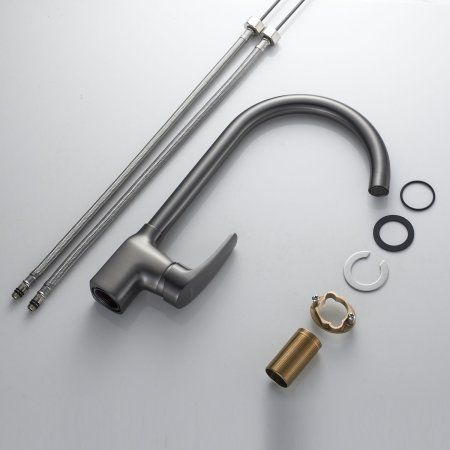 Смеситель для кухни Shevanik S5MY05GH3THC, Оружейная сталь