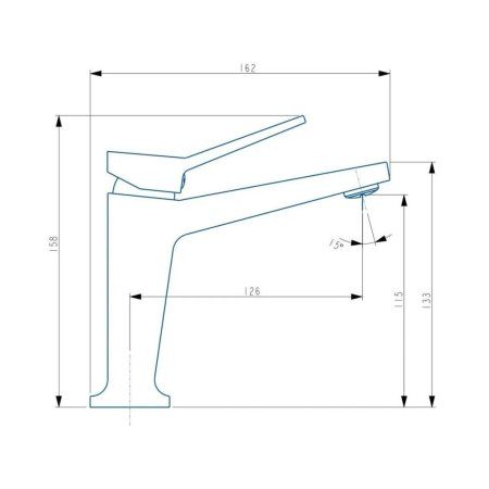Смеситель для раковины Haiba HB10818-7, черный