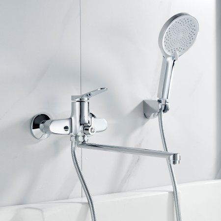 Смеситель для ванны Shevanik S6IO22FW2 хром